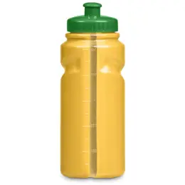 Altitude Fanflare Plastic Water Bottle Yellow Green Visistripe